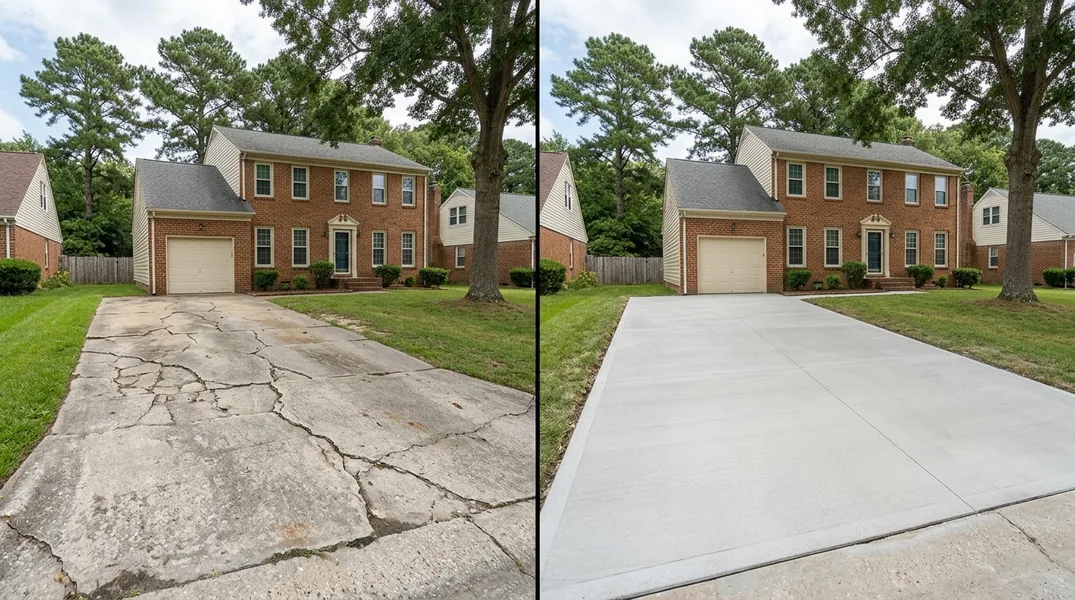 Best Time of Year to Pour Concrete in Newport News, Virginia